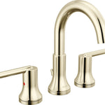 Delta Trinsic Two Handle Widespread Bathroom Faucet in Polished Nickel, 3559-PNMPU-DST, MRSP: $670, FINAL PRICE: $ + TAX