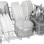 Bosch 100 Series 24-in Top Control Built-in Dishwasher ( Custom Panel Ready ) , PrecisionWash and Extra Dry Option , 48-Decibel