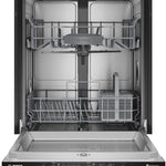Bosch 100 Series 24-in Top Control Built-in Dishwasher ( Custom Panel Ready ) , PrecisionWash and Extra Dry Option , 48-Decibel