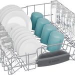 Bosch 100 Series 24-in Top Control Built-in Dishwasher ( Custom Panel Ready ) , PrecisionWash and Extra Dry Option , 48-Decibel