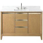 Vera Accent 48-in Single Sink Bathroom Vanity in Natural Oak with Engineered Marble Top, VA8048-NO, CVH48-NO, Retail: $1,299.99, Final: $799.99, CLEARANCED: $749.99 +TAX [FBM-199]