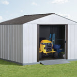 Arrow 10-ft x 8-ft High Point Galvanized steel Metal Storage Shed