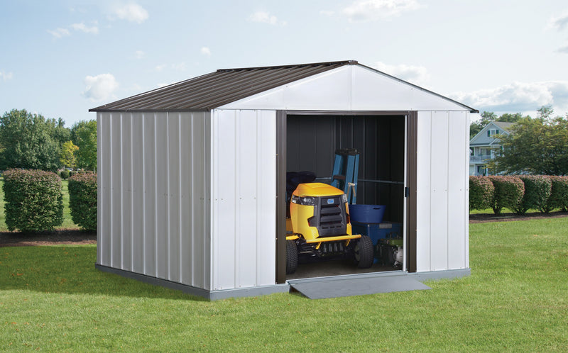 Arrow 10-ft x 8-ft High Point Galvanized steel Metal Storage Shed