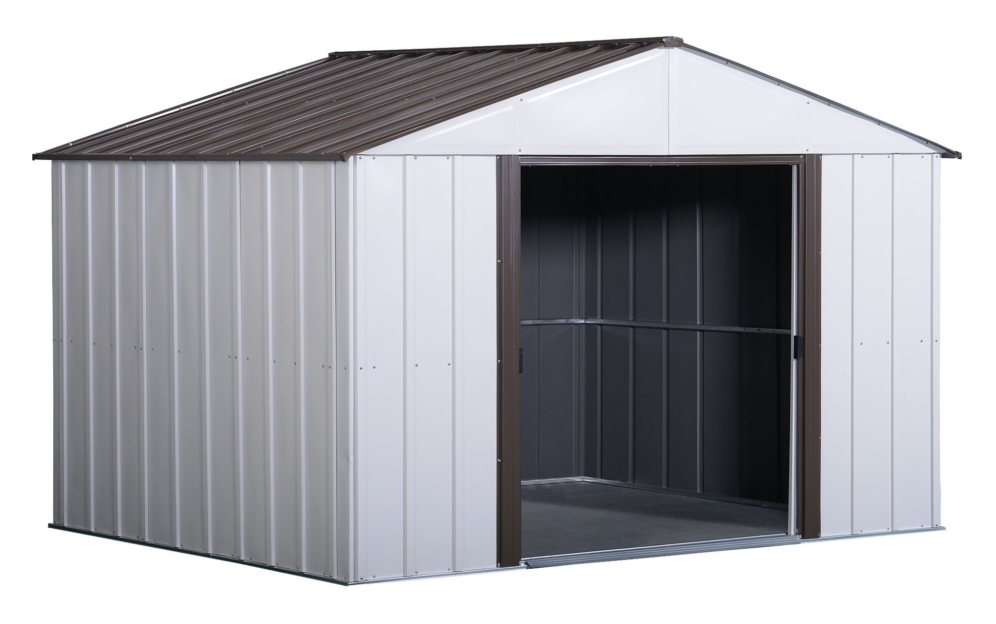 Arrow 10-ft x 8-ft High Point Galvanized steel Metal Storage Shed