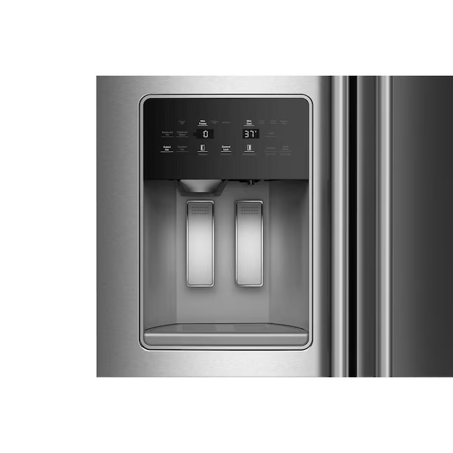 KitchenAid 20.85-cu ft Counter-Depth Side-by-Side Refrigerator with Ice Maker + Water and Ice Dispenser (Fingerprint Resistant Stainless Steel), KRSC536RPS/00 *JR2510, Retail: $3,399.00, FINAL PRICE: $1,499.99 + TAX