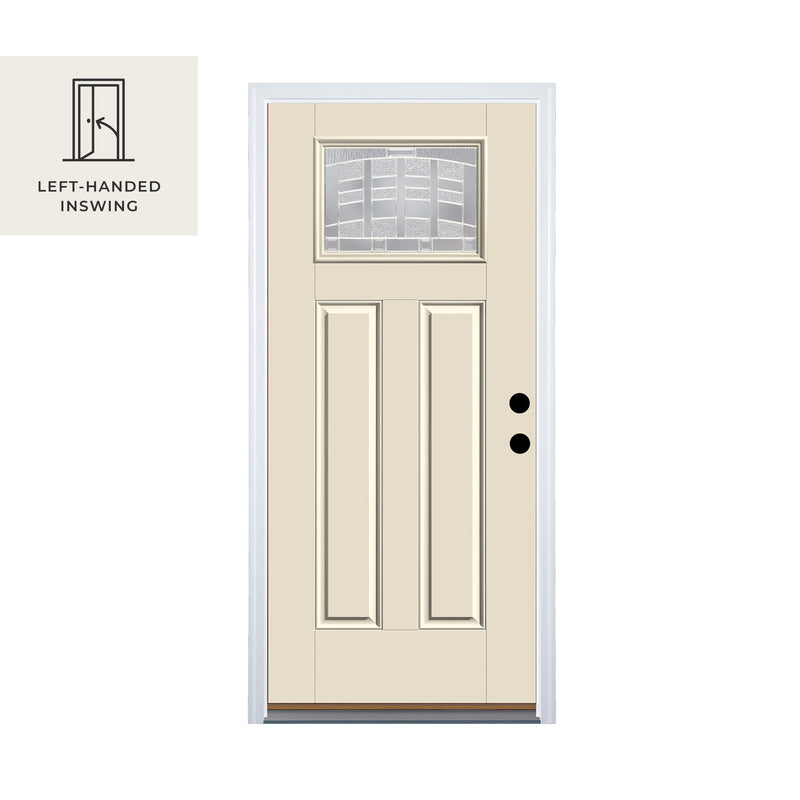 Therma-Tru Smooth Star Emerson Entry Door 36-in x 80-in x 4-9/16-in Fiberglass Left-hand inswing
