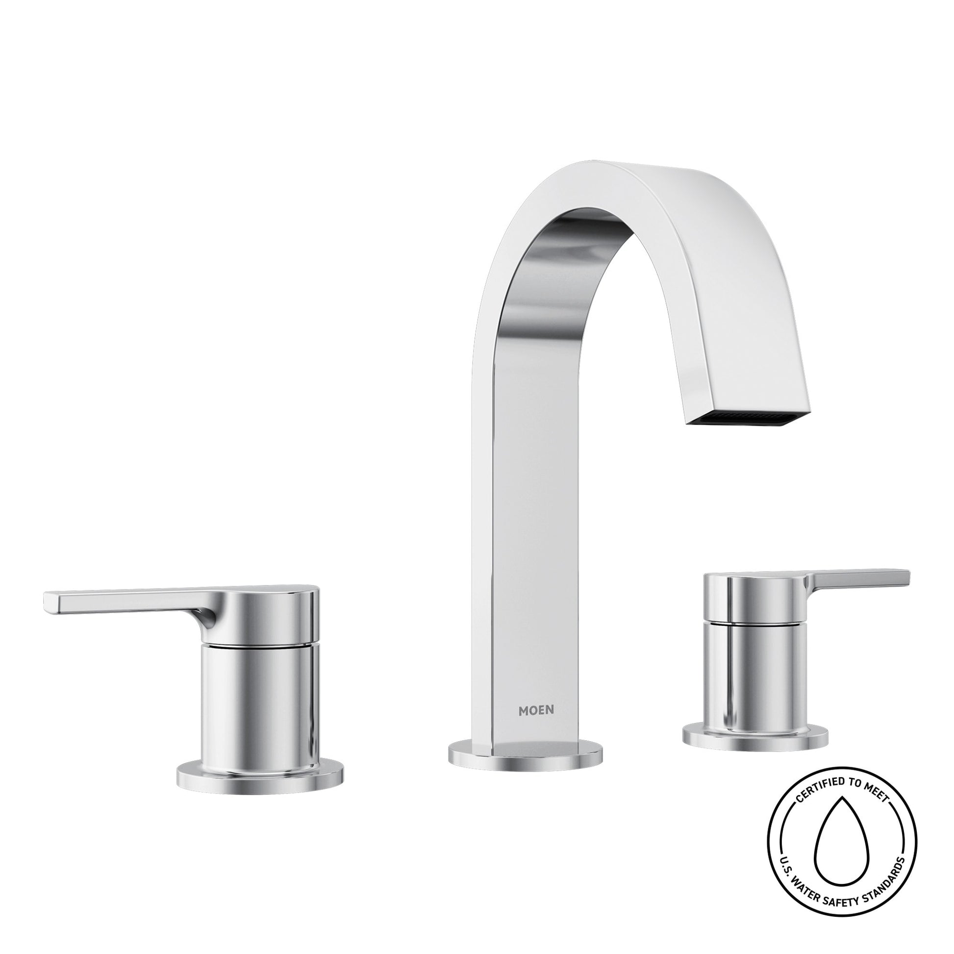 Moen Avri Chrome Widespread 2-handle WaterSense High-arc Commercial/Residential, MSRP: $159, FINAL PRICE: $99.99 + TAX