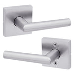 Kwikset 97200-991 Milan Square Hall/Closet Lever in Satin Chrome, MSRP: $55.63, FINAL: 19.99