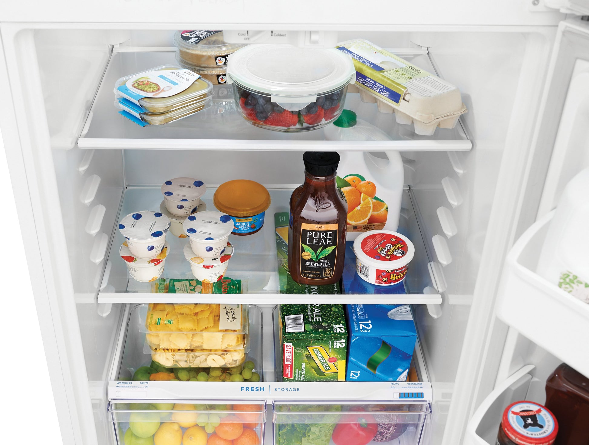 Frigidaire 18.3-cu ft Standard-Depth 30-in Wide Top-Freezer Refrigerator ( White ) Garage Ready
