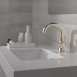 Delta Trinsic Single Handle Bathroom Faucet in Polished Nickel, 559LF-PNMPU, MRSP: $485, FINAL PRICE: $ + TAX