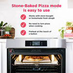 Frigidaire Gallery Stone-Baked Pizza 30-in Glass Top 5 burners 6.2-cu ft Air Fry Convection Oven Slide-In Electric Range (Smudge-Proof Stainless Steel)