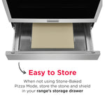Frigidaire Gallery Stone-Baked Pizza 30-in Glass Top 5 burners 6.2-cu ft Air Fry Convection Oven Slide-In Electric Range (Smudge-Proof Stainless Steel)