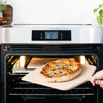 Frigidaire Gallery Stone-Baked Pizza 30-in Glass Top 5 burners 6.2-cu ft Air Fry Convection Oven Slide-In Electric Range (Smudge-Proof Stainless Steel)