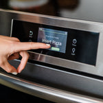 Frigidaire Gallery Stone-Baked Pizza 30-in Glass Top 5 burners 6.2-cu ft Air Fry Convection Oven Slide-In Electric Range (Smudge-Proof Stainless Steel)