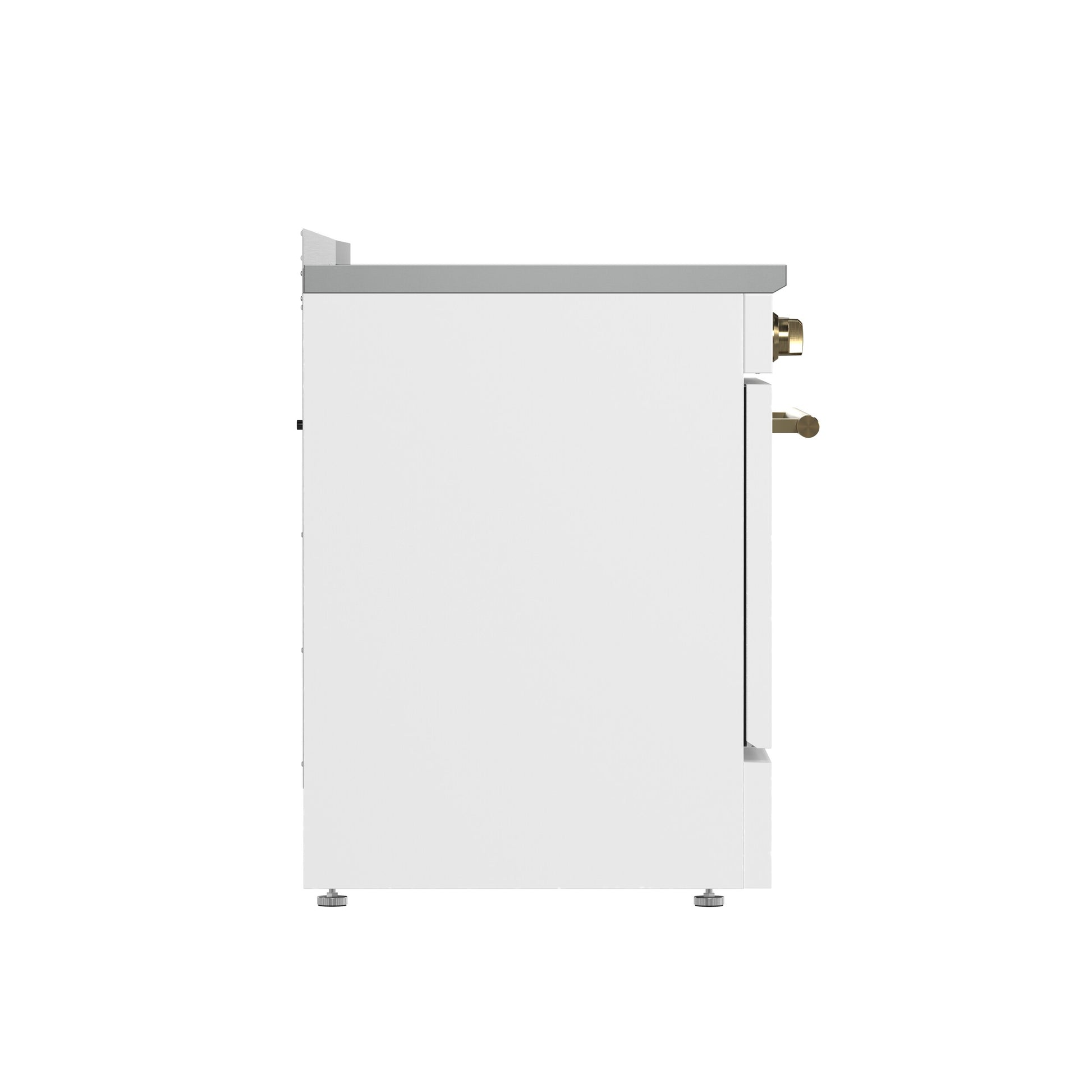FORNO Paolo 30-in Glass Top 5 burners 4.38-cu ft Convection Oven Freestanding Electric Range ( White )