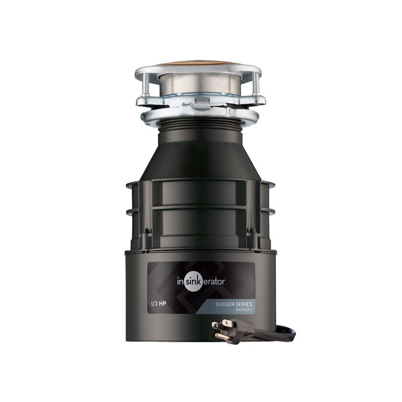 InSinkErator Badger 1 Continuous feed 1/3-HP Septic Safe Corded Garbage Disposal