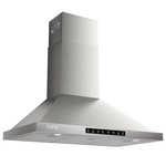 VIKIO 30-in Ducted 900-CFM Recirculating Stainless Steel Wall-Mounted Range Hood with Charcoal Filter, KB-30-F82  RP30-30  VKHRP3030SI P0230 *JR2508, Retail: $486.99, FINAL PRICE: $269.99 + TAX