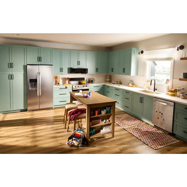 Whirlpool 28.7-cu ft Side-by-Side Refrigerator with Ice Maker Water and Ice Dispenser (Fingerprint Resistant Stainless Finish), WRSF5536RZ/00, Retail: $2,099.00, FINAL PRICE: $999.99 + TAX