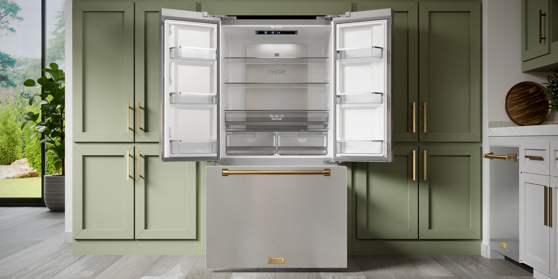 Thor Kitchen Counter-Depth Gordon Ramsay Series 20.3-cu ft 36-in Wide with Ice Maker (
