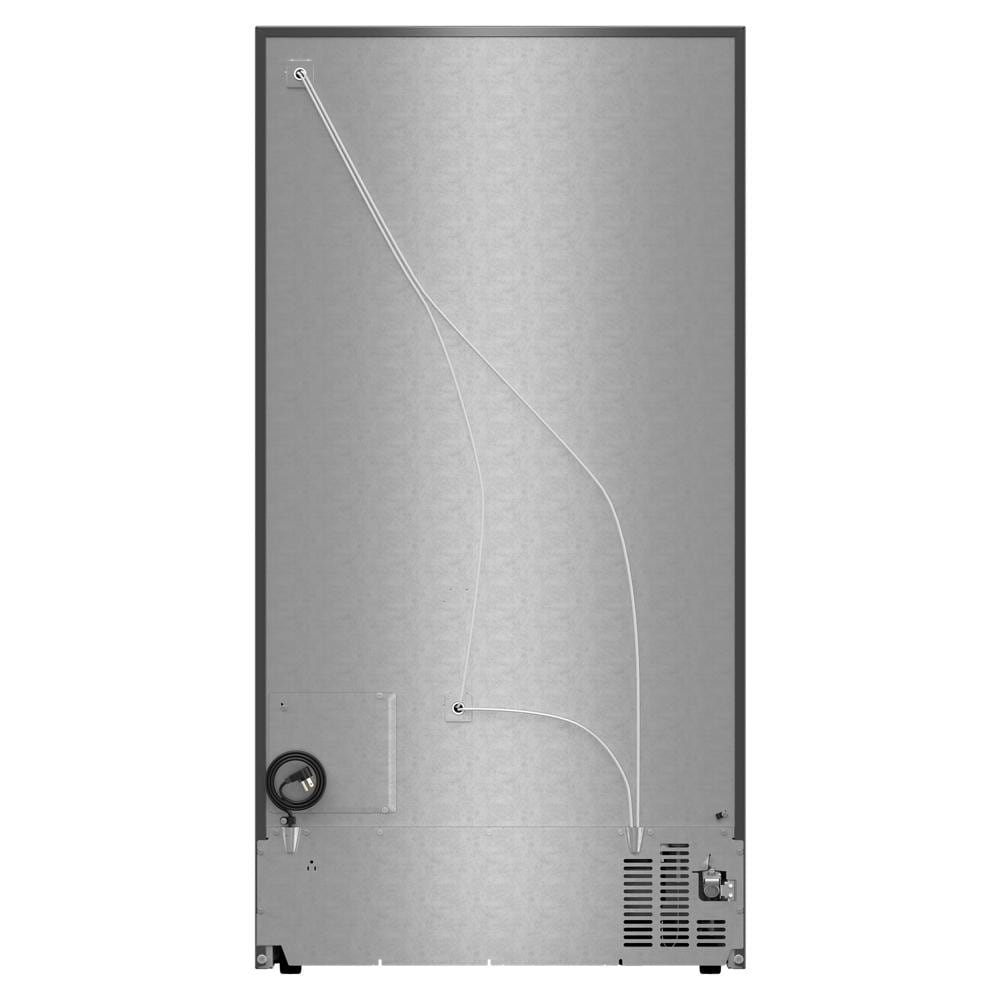 Whirlpool 20.85-cu ft Counter-Depth 36-in Wide Side-by-Side Refrigerator with Ice Maker ,Water and Ice Dispenser (Black Stainless Finish)