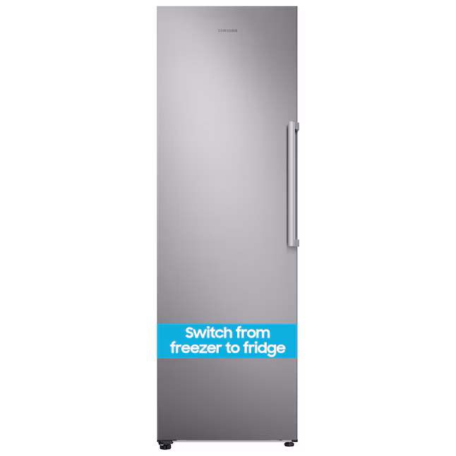 Samsung Convertible Upright Freezer/Refrigerator 11.4-cu ft Garage Ready Frost-Free (Stainless Look), RZ11M7074SA *BG, MSRP: $999.00, FINAL PRICE: $499.99 + TAX