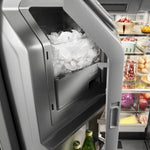 KitchenAid Standard-Depth 25.8-cu ft 5 -Door 36-in Wide French Door Refrigerator with Ice Maker with Water and Ice Dispenser ( Stainless steel )