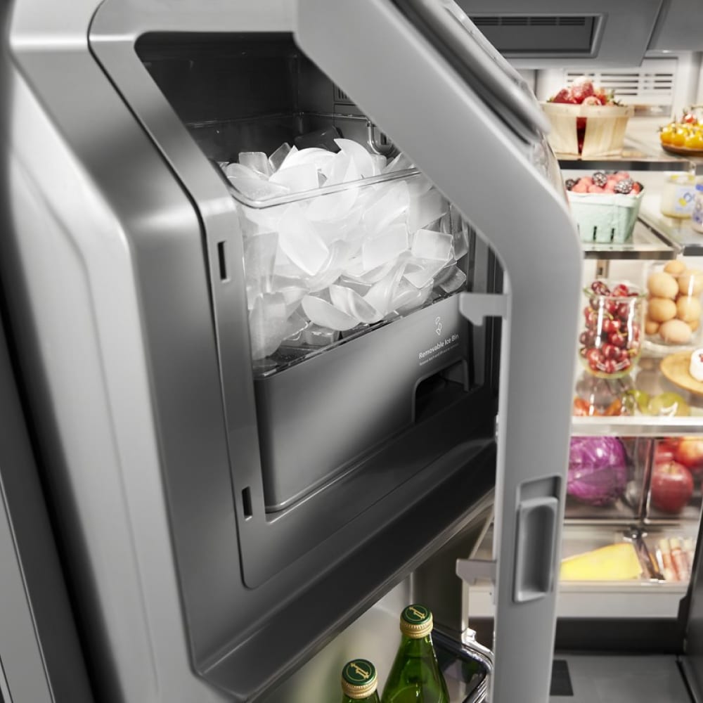 KitchenAid Standard-Depth 25.8-cu ft 5 -Door 36-in Wide French Door Refrigerator with Ice Maker with Water and Ice Dispenser ( Stainless steel )