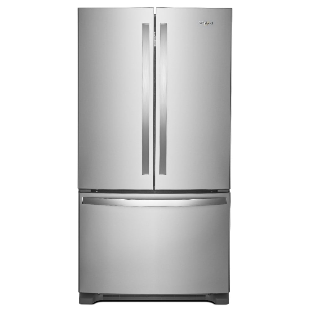 Whirlpool Counter-Depth 20-cu ft 3 -Door 36-in Wide French Door Refrigerator with Ice Maker with Water and Ice Dispenser ( Stainless Steel ) ENERGY STAR Certified, WRFC2036RZ-6640, FINAL PRICE: $999.99