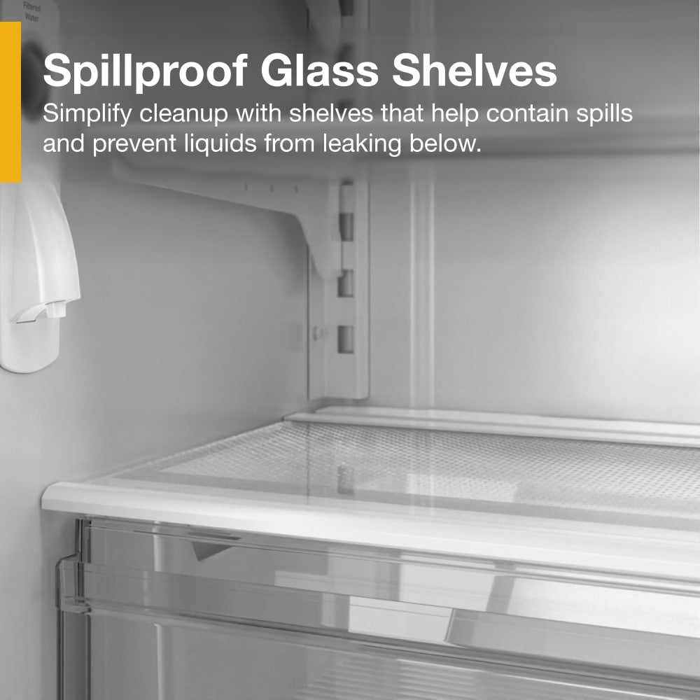 Whirlpool Counter-Depth 20-cu ft 3 -Door 36-in Wide French Door Refrigerator with Ice Maker with Water and Ice Dispenser ( Stainless Steel ) ENERGY STAR Certified, WRFC2036RZ-6640, FINAL PRICE: $999.99