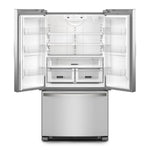 Whirlpool Counter-Depth 20-cu ft 3 -Door 36-in Wide French Door Refrigerator with Ice Maker with Water and Ice Dispenser ( Stainless Steel ) ENERGY STAR Certified, WRFC2036RZ-6640, FINAL PRICE: $999.99