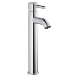 Alpine Reserve Harlow Polished Chrome Vessel 1-handle WaterSense Low-Arc Residential Handle Bathroom Sink Faucet with Drain, 70-BVF11-AR-AB  #5127909 *JR2509, Retail: $124.00, FINAL PRICE: $64.99 + TAX