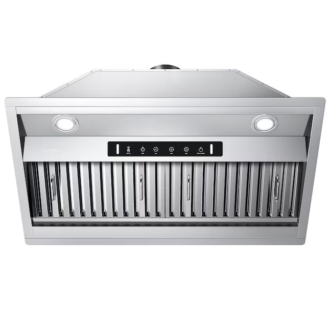 VIKIO 34-in Convertible 900-CFM Stainless Steel Under Cabinet Range Hood with Charcoal Filter, Item #6507865, RB30-36 VIKP0236S *JR2508, Retail: $437.99, FINAL PRICE: $259.99 + TAX
