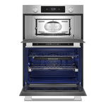 KitchenAid 27 inch Self + Steam Cleaning Air Fry Smart Compatible Microwave Wall Oven Combo ( PrintShield Stainless )