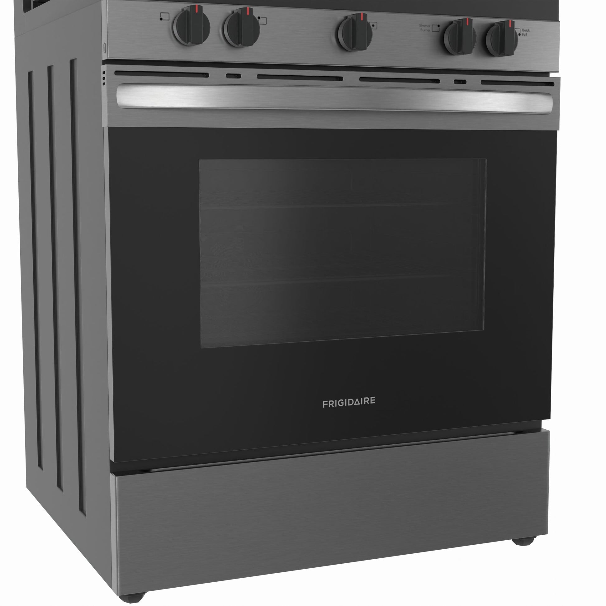 Frigidaire 30-in 5 burners 5.1-cu ft Freestanding Natural Gas Range ( Stainless Steel )