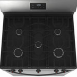 Frigidaire 30-in 5 burners 5.1-cu ft Freestanding Natural Gas Range ( Stainless Steel )