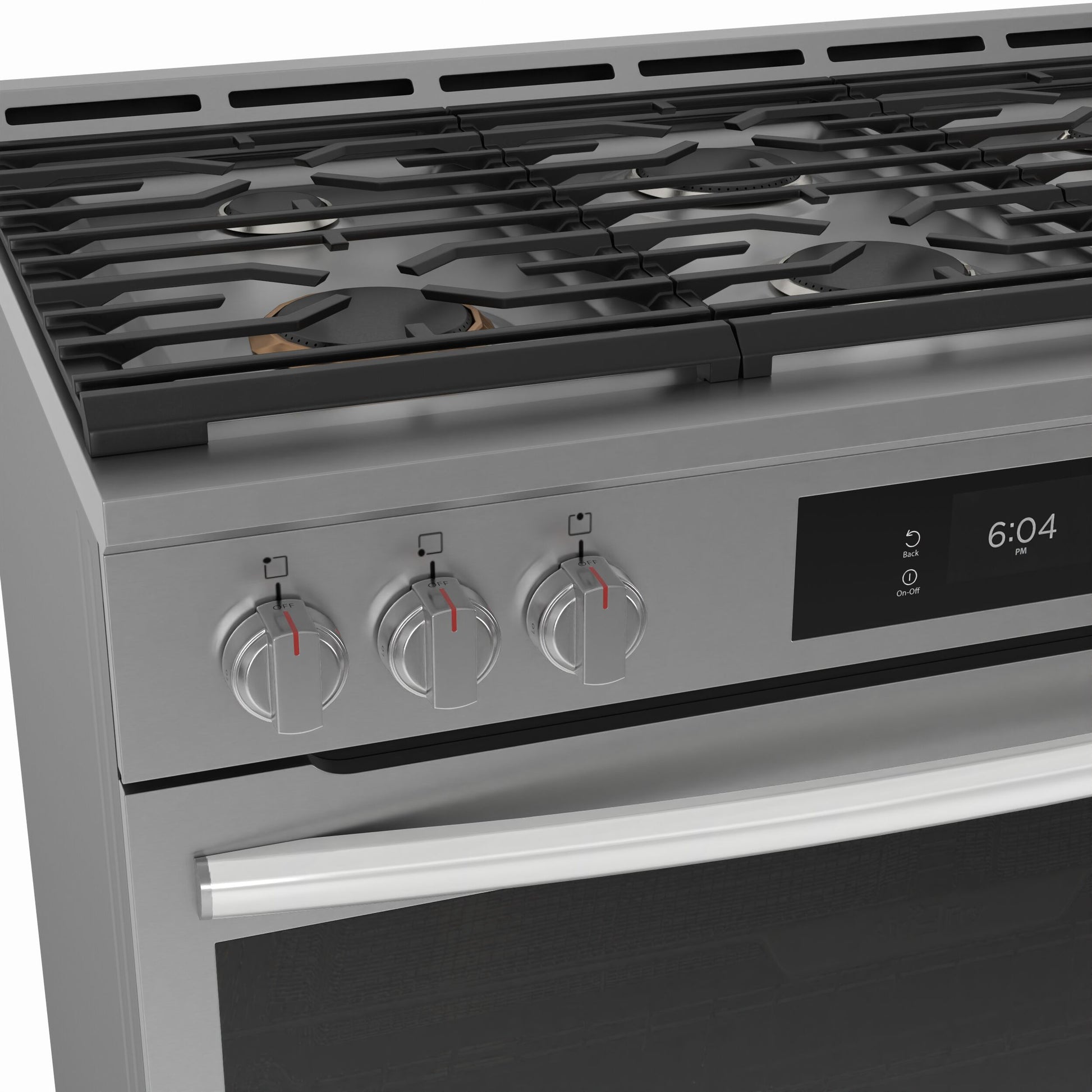 Frigidaire Gallery 36-in 6 burners 4.6-cu ft Air Fry Convection Oven Slide-In Natural Gas Range (