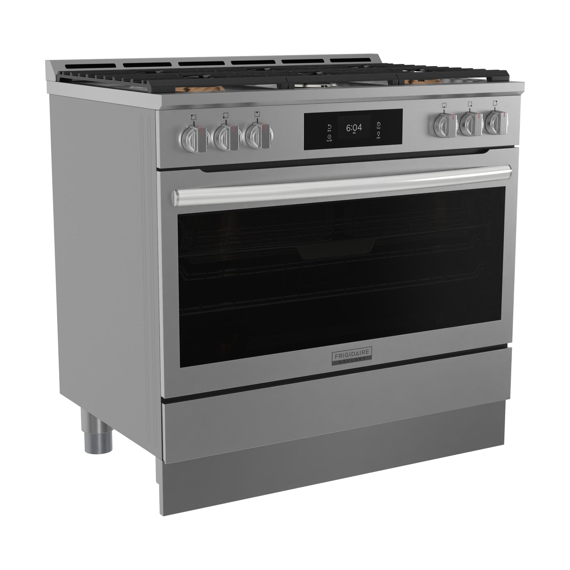 Frigidaire Gallery 36-in 6 burners 4.6-cu ft Air Fry Convection Oven Slide-In Natural Gas Range (