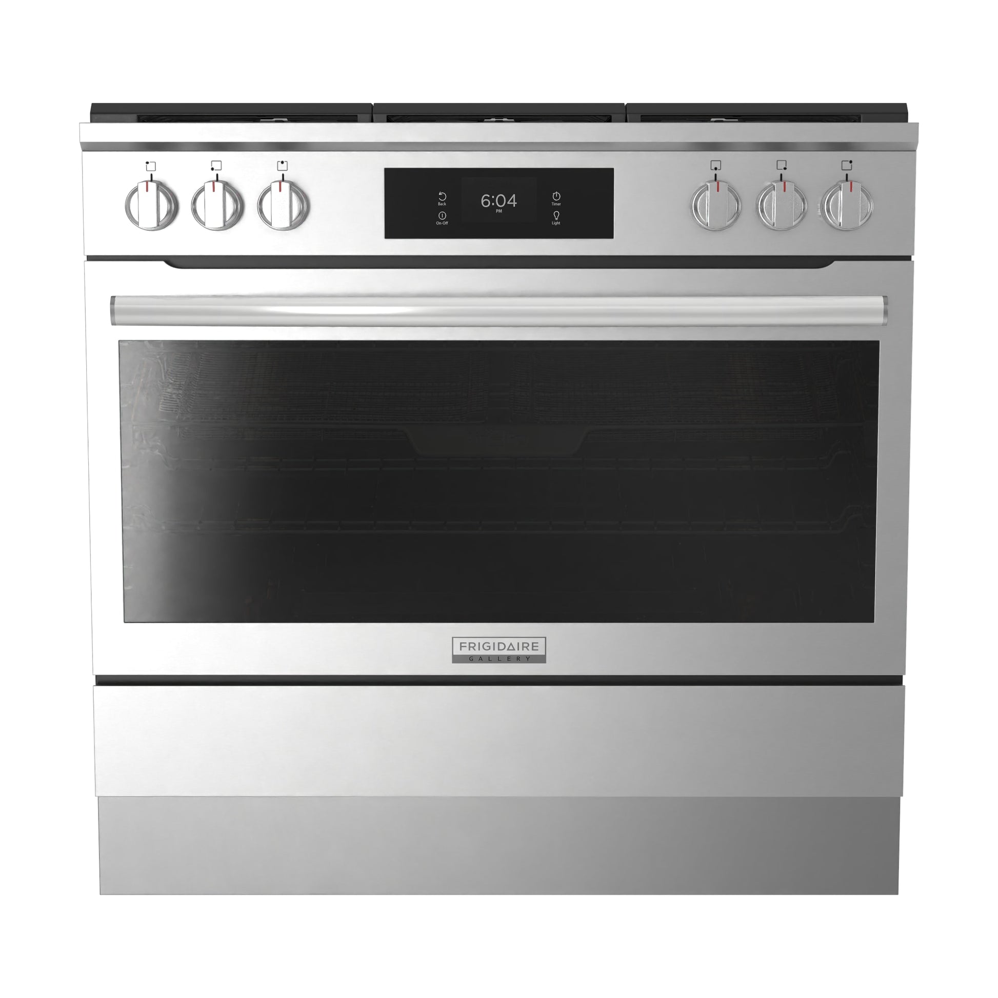 Frigidaire Gallery 36-in 6 burners 4.6-cu ft Air Fry Convection Oven Slide-In Natural Gas Range (