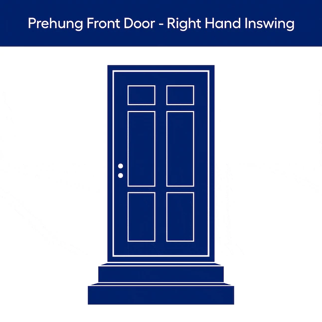 RELIABILT 36-in x 80-in x 4-9/16-in Steel Right-hand inswing Prehung Residential Insulating core Front Door, 5517514, #10124820, FINAL PRICE: $349.99 + TAX