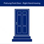 5517515  RELIABILT 36-in x 80-in x 4-9/16-in Steel Right-hand inswing Prehung Residential Insulating core Front Door