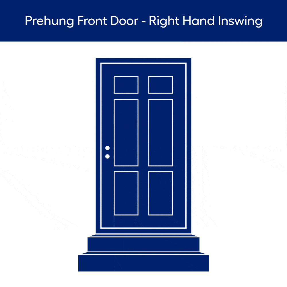 5517515  RELIABILT 36-in x 80-in x 4-9/16-in Steel Right-hand inswing Prehung Residential Insulating core Front Door