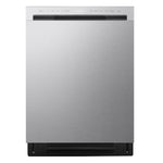 LG 24-in Front Control Built-in Dishwasher ( Printproof Stainless Steel ) With Third Rack,