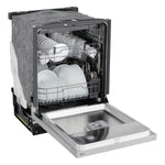 LG 24-in Front Control Built-in Dishwasher ( Printproof Stainless Steel ) With Third Rack,