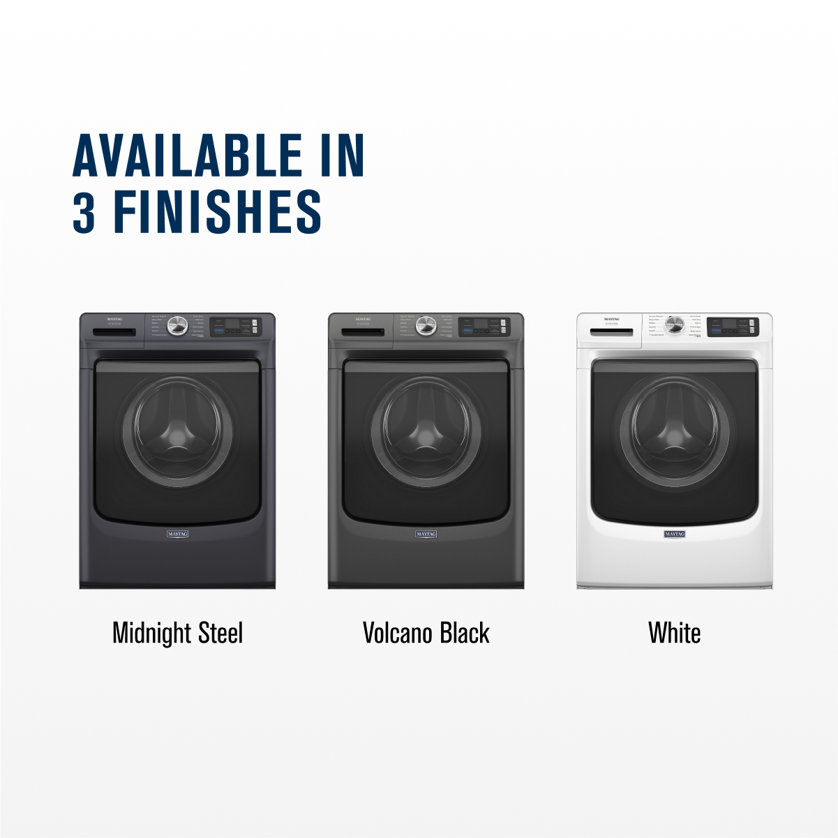 Maytag Pet Pro High Efficiency Stackable Large ( 5-cu ft ) Front Load Washer ( Midnight Steel )