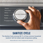Maytag Pet Pro High Efficiency Stackable Large ( 5-cu ft ) Front Load Washer ( Midnight Steel )