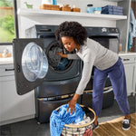 Maytag Pet Pro High Efficiency Stackable Large ( 5-cu ft ) Front Load Washer ( Midnight Steel )