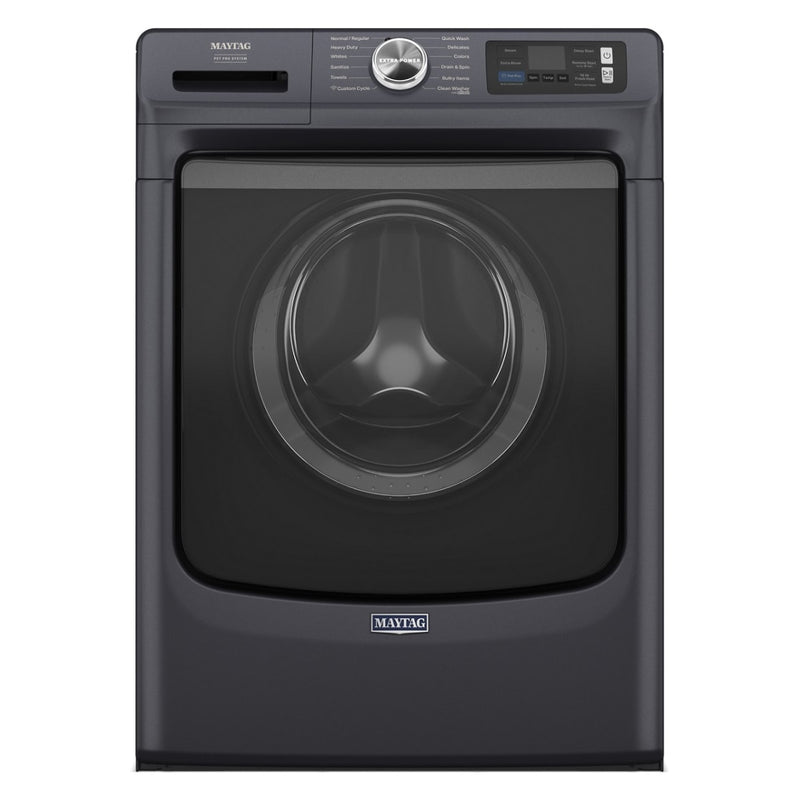 Maytag Pet Pro High Efficiency Stackable Large ( 5-cu ft ) Front Load Washer ( Midnight Steel )