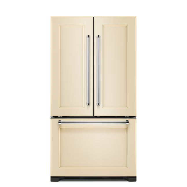 KitchenAid Counter-Depth 21.9-cu ft 3-Door 36-in French Door Refrigerator with Ice Maker with Water Dispenser (Panel Ready), KRFC302EPA *HD2510, Retail: $3,554.00, FINAL PRICE: $2,199.99 + TAX