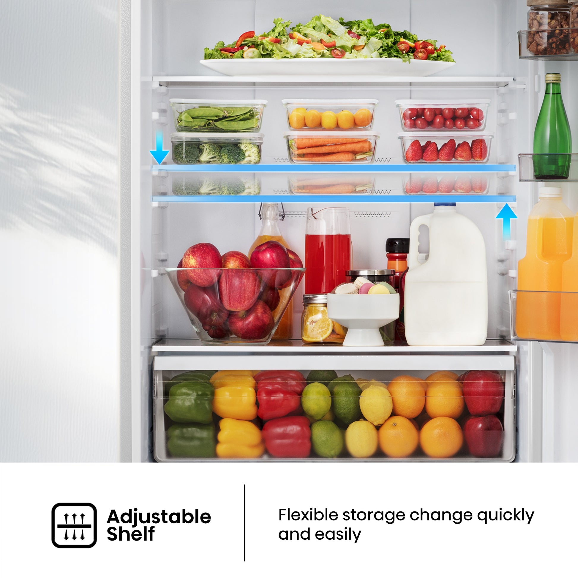 Hisense 17.2-cu ft Counter-Depth 32-in Wide Bottom-Freezer Refrigerator Fingerprint Resistant Stainless Steel ) ENERGY STAR Certified