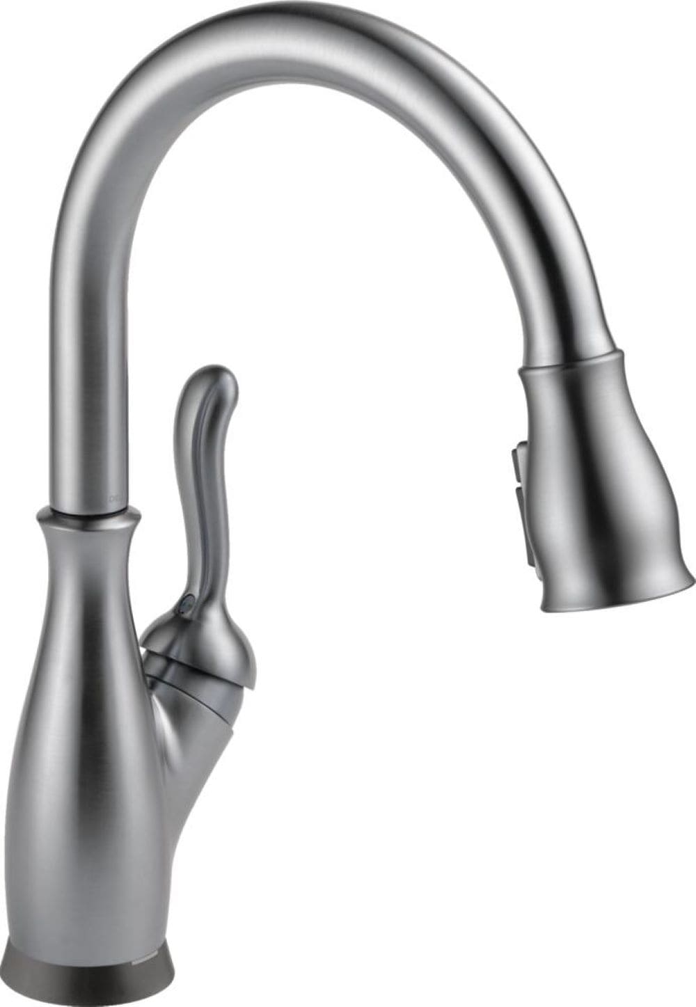 Delta Leland Touch2O Technology Kitchen Faucet with Touchless Technology in Arctic Stainless Steel